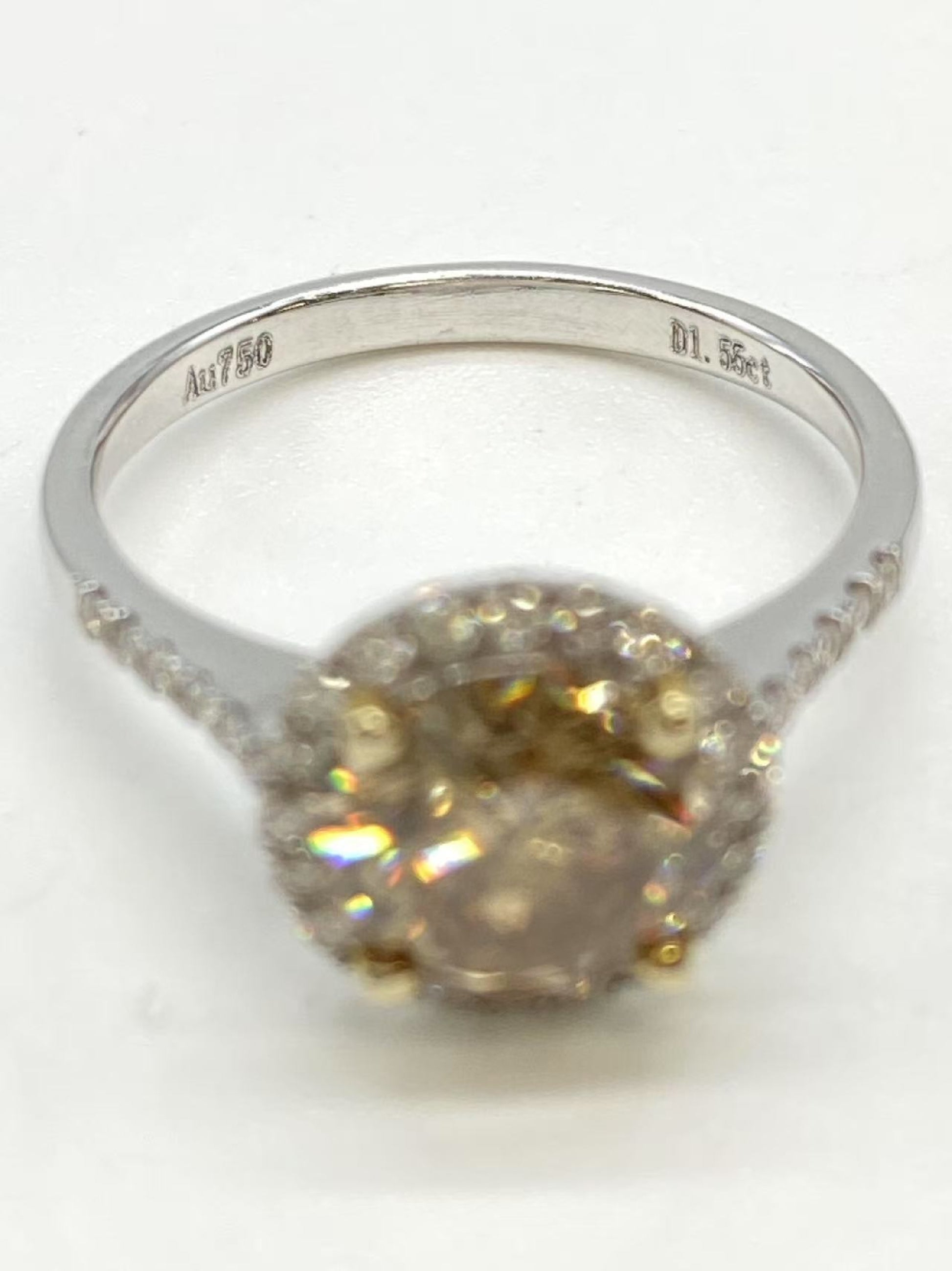 D1.55ct Au750 2.7g Ring 