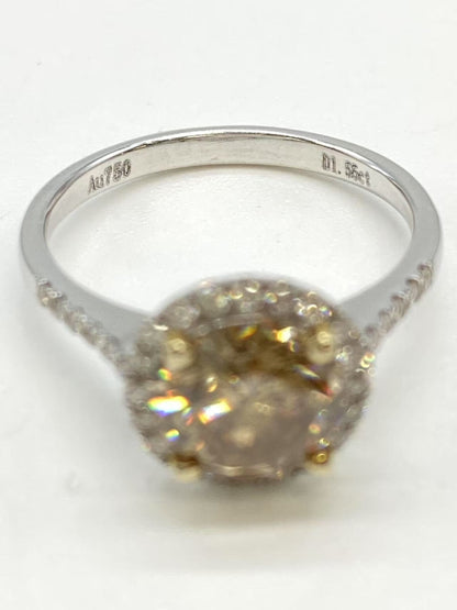 D1.55ct Au750 2.7g Ring 