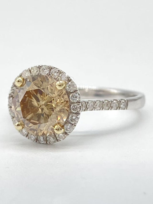 D1.55ct Au750 2.7g Ring 