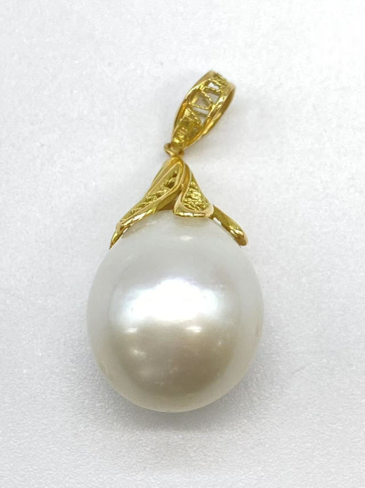  Pearl 16.0mm K18 8.0g Pendant Top 