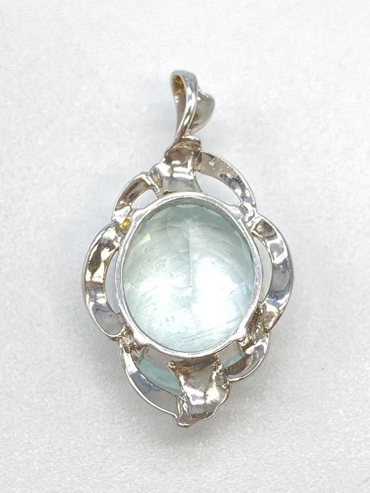 AQ8.16ct K18WG 4.6g Pendant Top 