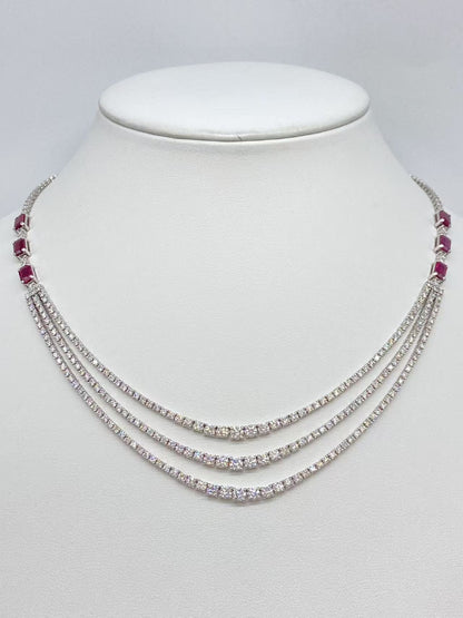 R9.79ct D7.8ct 750 29.2g Necklace 