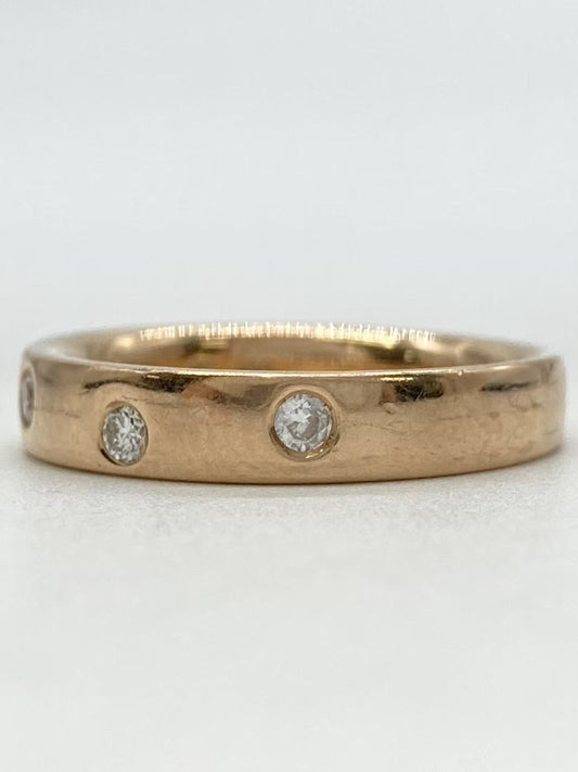 4℃ Diamond K18 3.9g Ring 