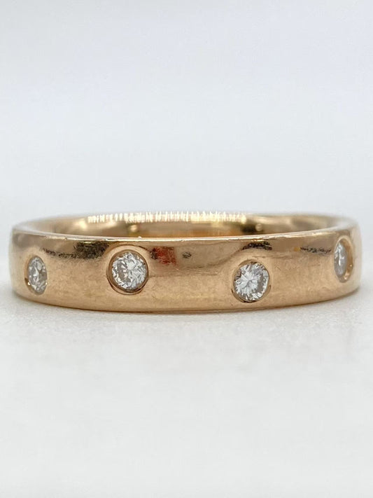 4℃ Diamond K18 3.9g Ring 