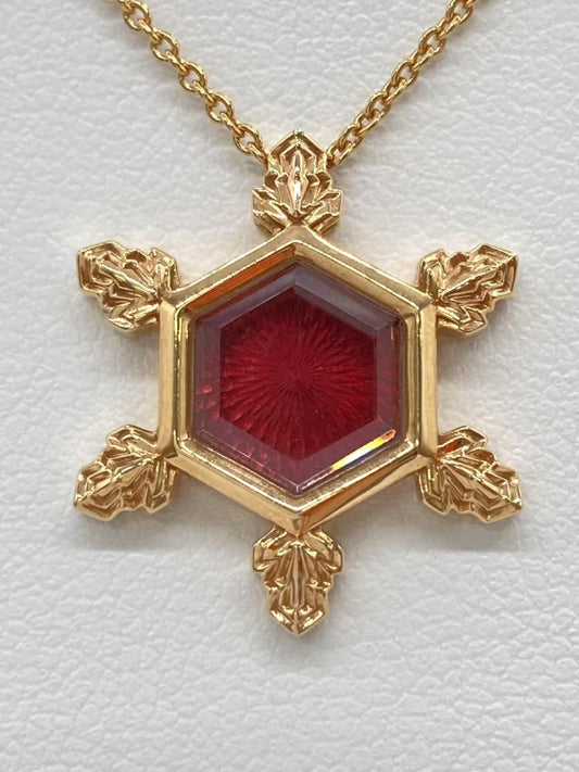 Yuka Koshino Color Stone 750 6.7g Necklace 
