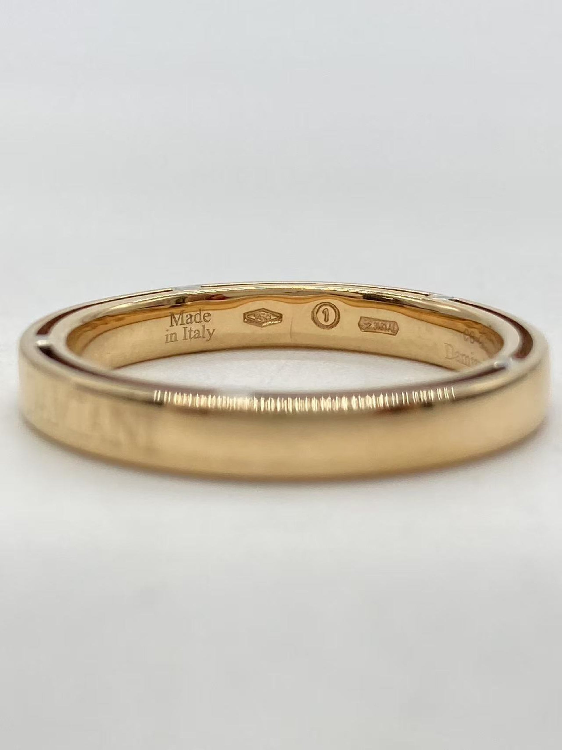 Damiani D Side Diamond 750 3.9g Ring 