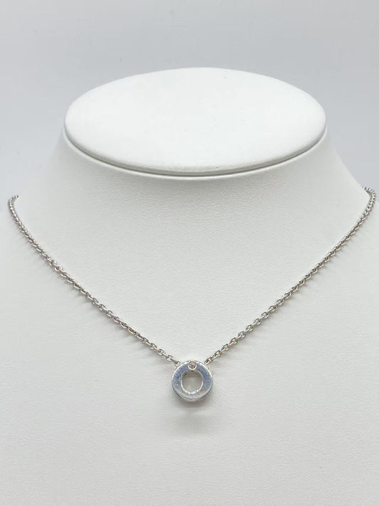 HERMES Diamond 750 10.1g Necklace 