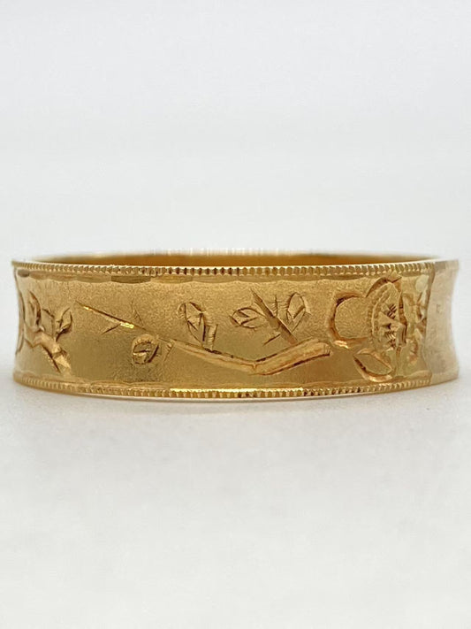 Toei Crown K18 4.5g Ring 