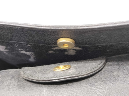 GUCCI Bamboo Suede Leather Handbag