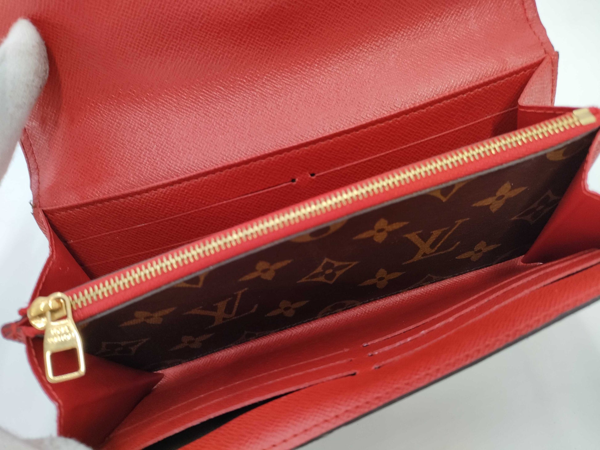 LOUIS VUITTON Monogram Portefeuille Sarah Retiro M61184 Long Wallet