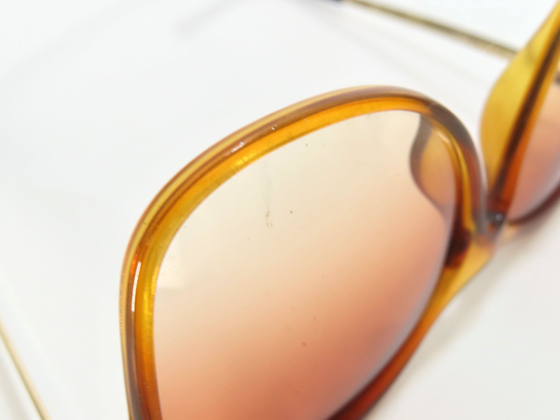  Christian Dior Christian Dior Plastic x GP Sunglasses 2187A Gold x Brown Sunglasses