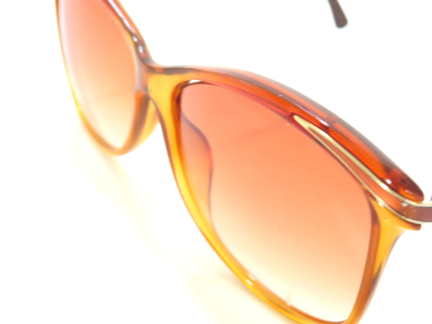  Christian Dior Christian Dior Plastic x GP Sunglasses 2187A Gold x Brown Sunglasses