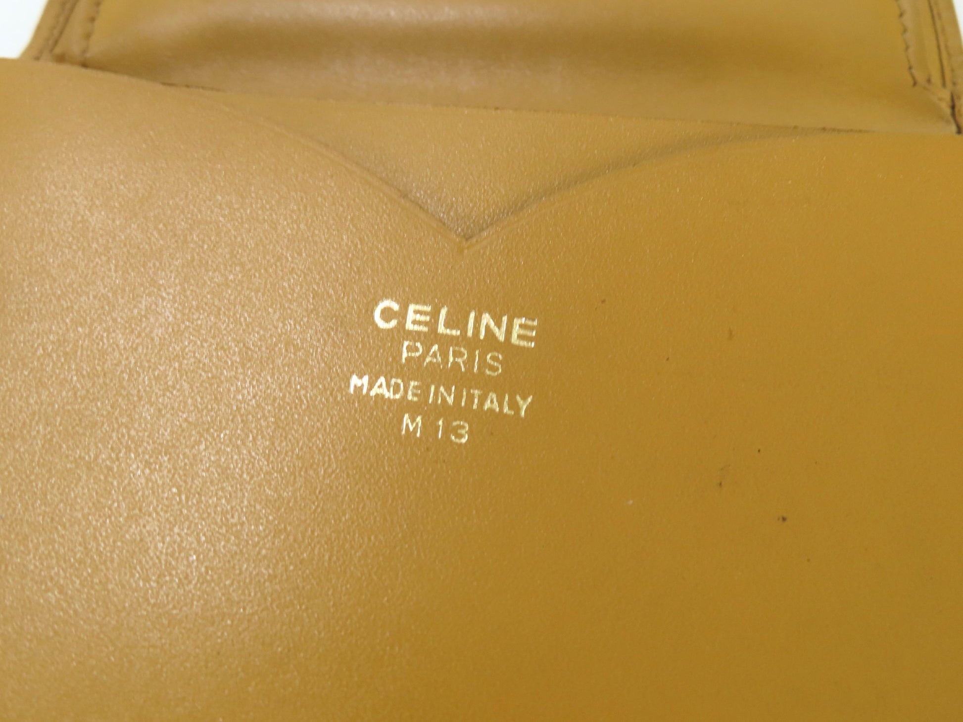 CELINE Macadam PVC Bifold Wallet M13 Brown
