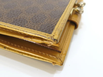CELINE Macadam PVC Bifold Wallet M13 Brown
