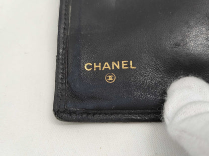 CHANEL Bicolor Lambskin Bifold Wallet