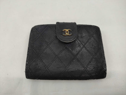 CHANEL Bicolor Lambskin Bifold Wallet