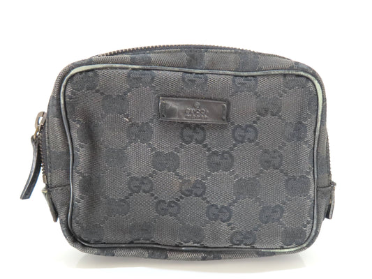 GUCCI GG Canvas Pouch 106647 1705 Black
