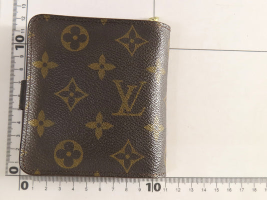 LOUIS VUITTON Monogram LV Monogram Compact Zip Wallet M61667 CT0020