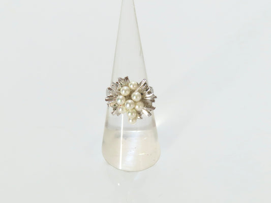 Tasaki Pearl Ring SV925 Silver Ring