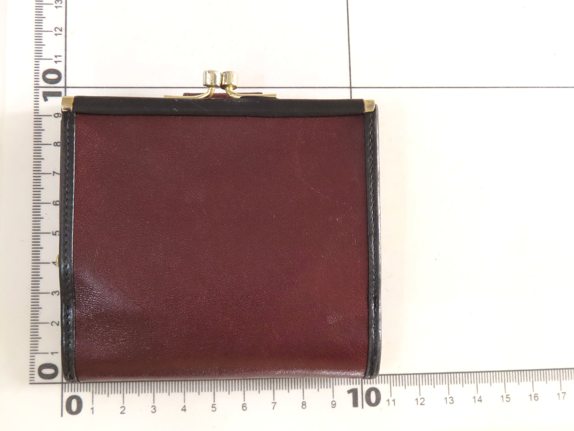 BALLY Leather Bifold Wallet, Bordeaux