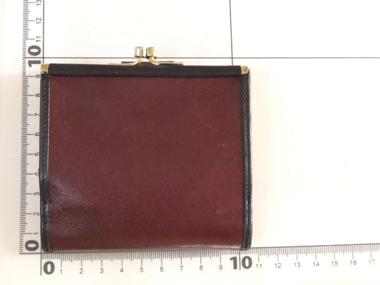 BALLY Leather Bifold Wallet, Bordeaux