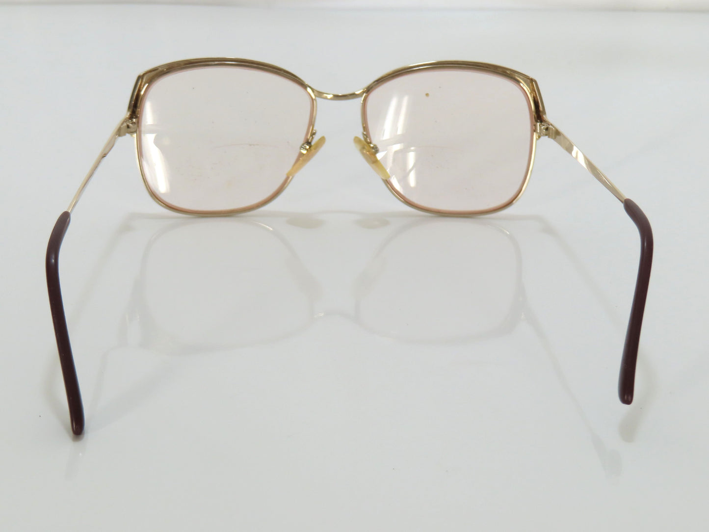  Valentino Garavani Metal Glasses 5200 Gold x Bordeaux Sunglasses
