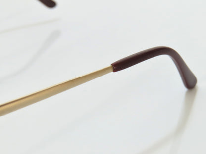  Valentino Garavani Metal Glasses 5200 Gold x Bordeaux Sunglasses