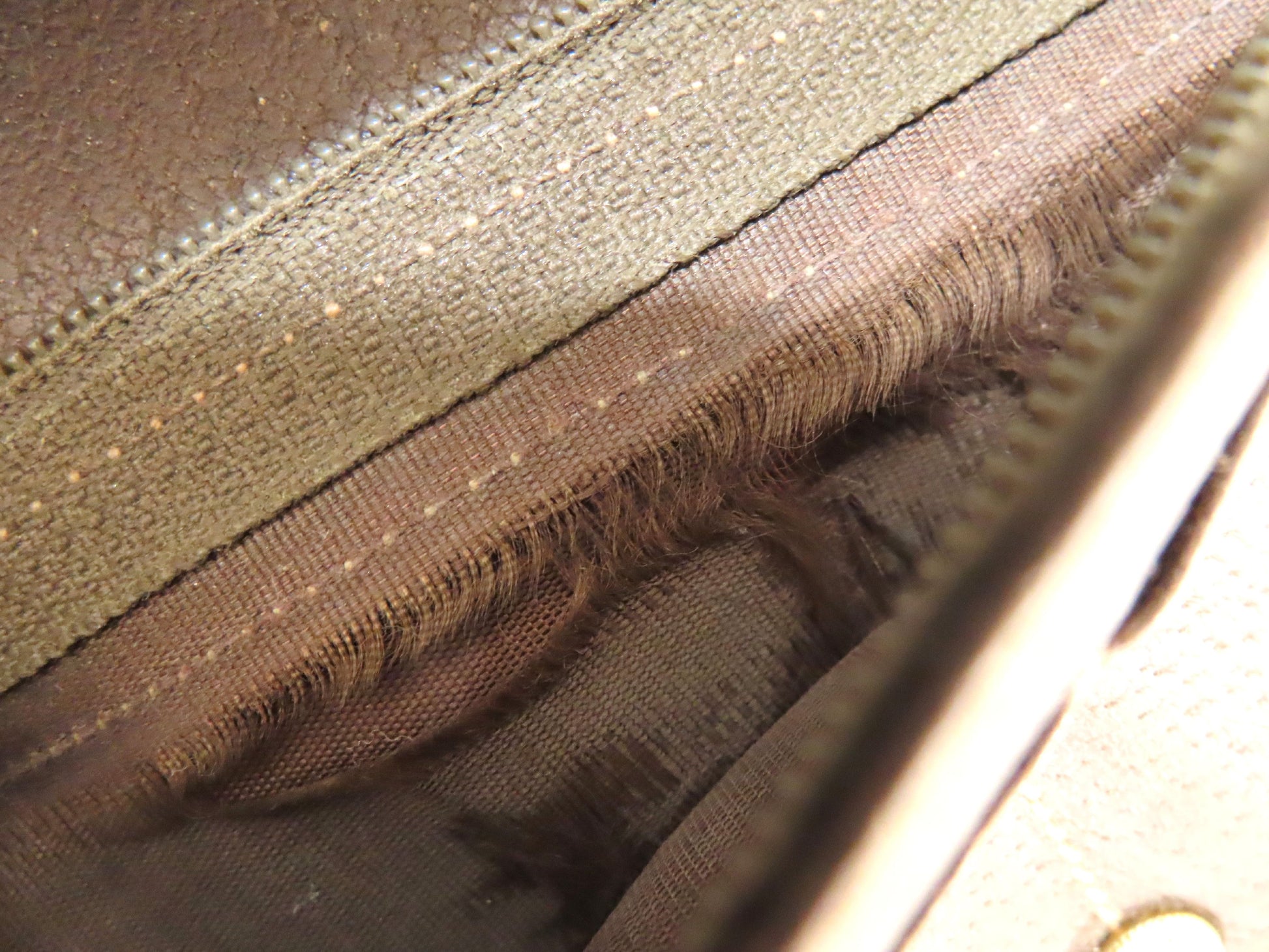 GUCCI Old Gucci GG Supreme x Leather Long Wallet 01 03 02 Brown Wallet