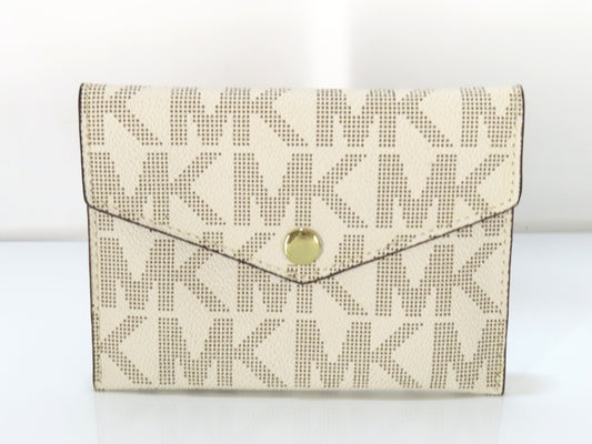 Michael Kors Michael Kors Leather Pouch I-1211 White