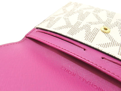 Michael Kors Michael Kors Leather Pouch I-1211 White