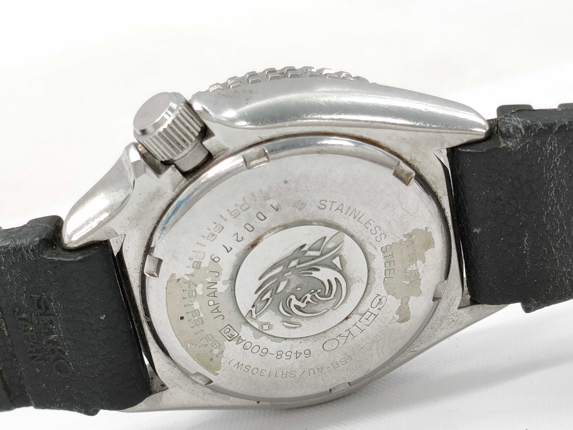SEIKO 6458-600A 1D0279 QZ Men's Watch, Not Working, No Operational Guarantee