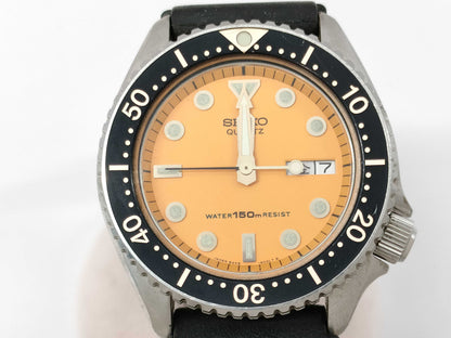 SEIKO 6458-600A 1D0279 QZ Men's Watch, Not Working, No Operational Guarantee