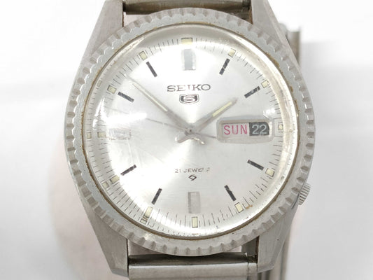 SEIKO 5 6119-8030 7D05617 AT Current condition Immobile Men's Watch