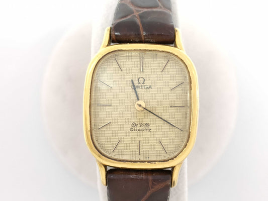 OMEGA De Ville 1350 QZ Women's Watch, Not Working, No Operational Guarantee
