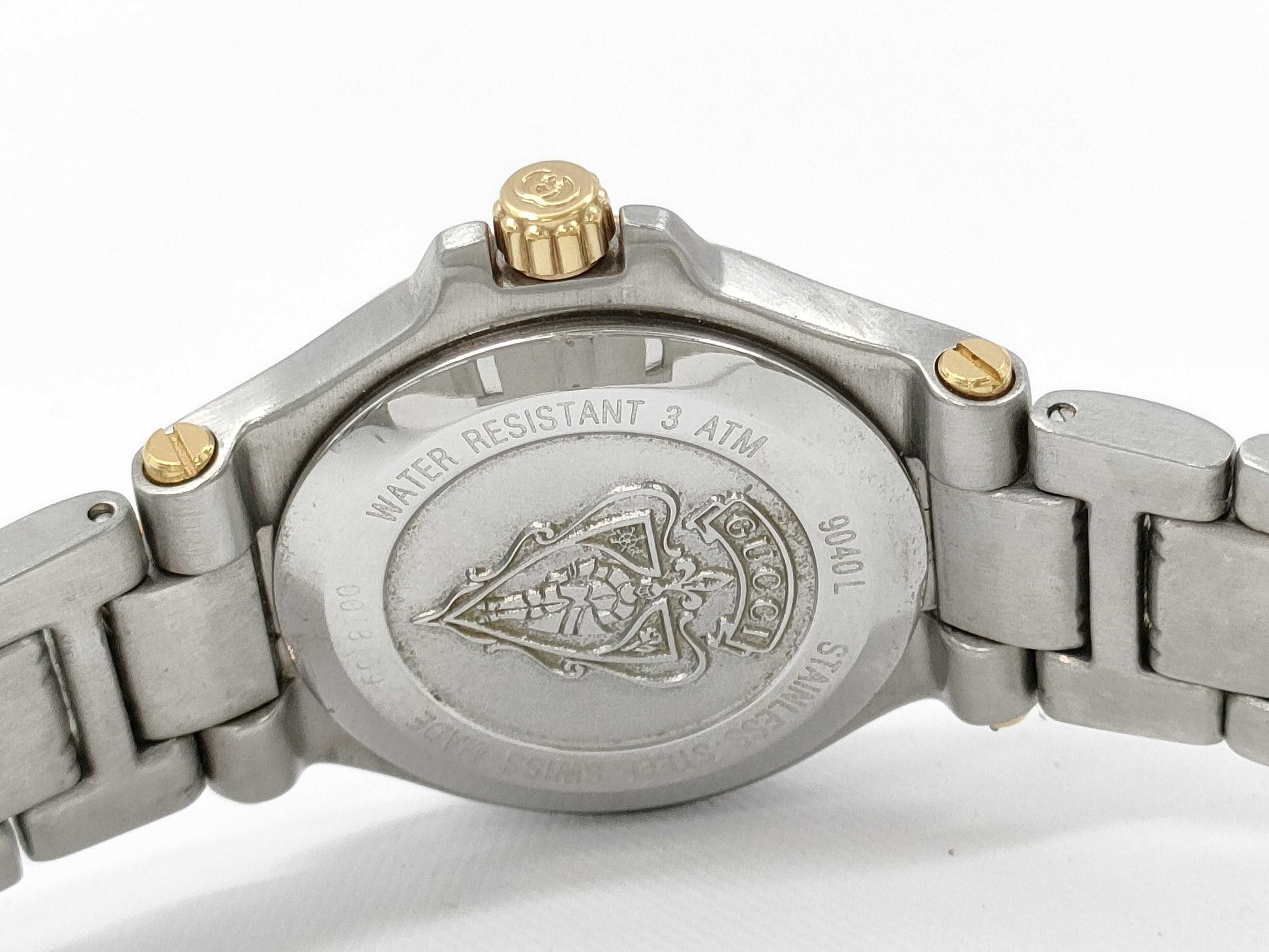 GUCCI 9040L 0018159 QZ Women's Watch, Not Working, No Operational Guarantee