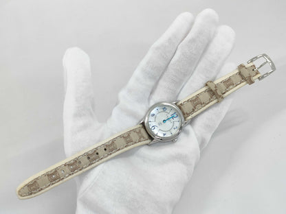 CELINE QZ Women's Watch with White Shell Dial, Not Working, No Operational Guarantee