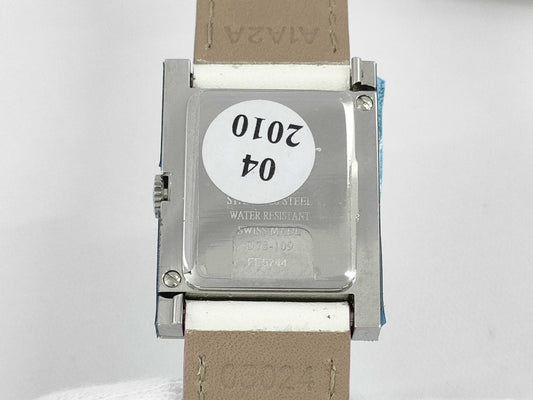 Dior Malice D78-109 FE5744 Quartz White Shell Dial Women's Watch 