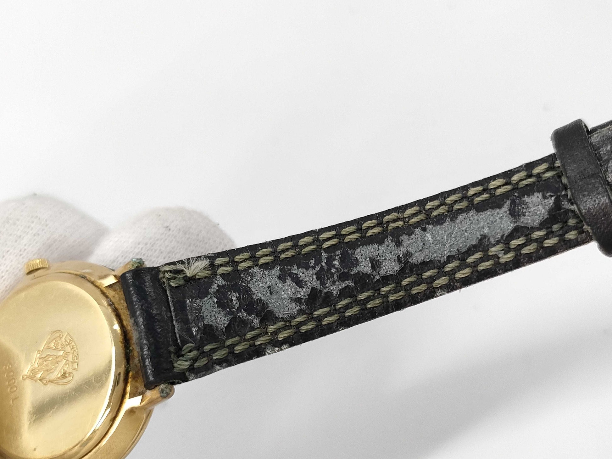 GUCCI 3000L 0156683 Quartz Black Dial Women's Watch 