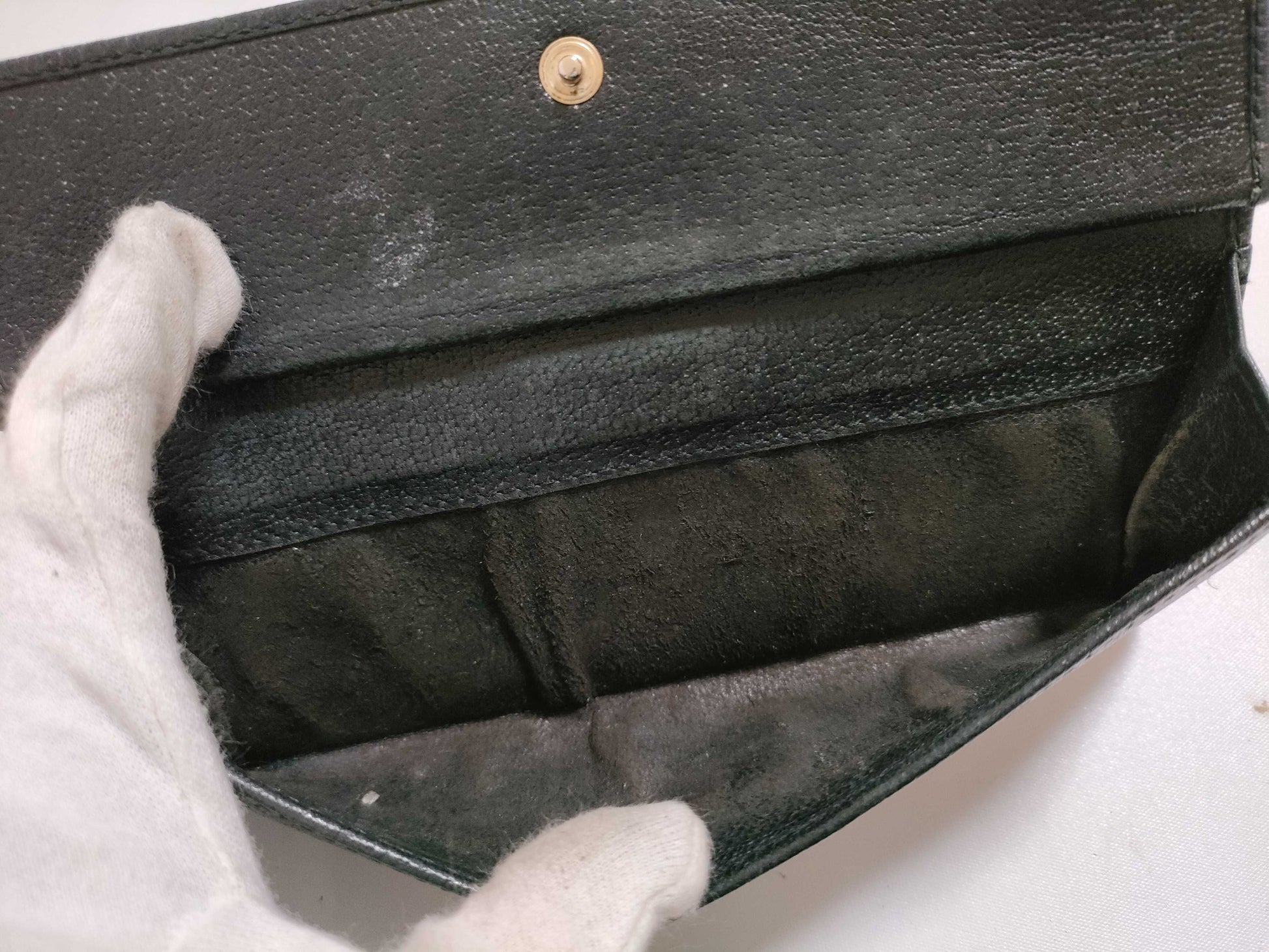 GUCCI Leather Long Wallet 170370403075 Black Wallet