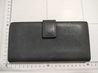 GUCCI Leather Long Wallet 170370403075 Black Wallet