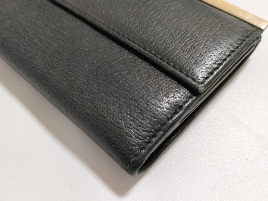 GUCCI Leather Long Wallet 170370403075 Black Wallet