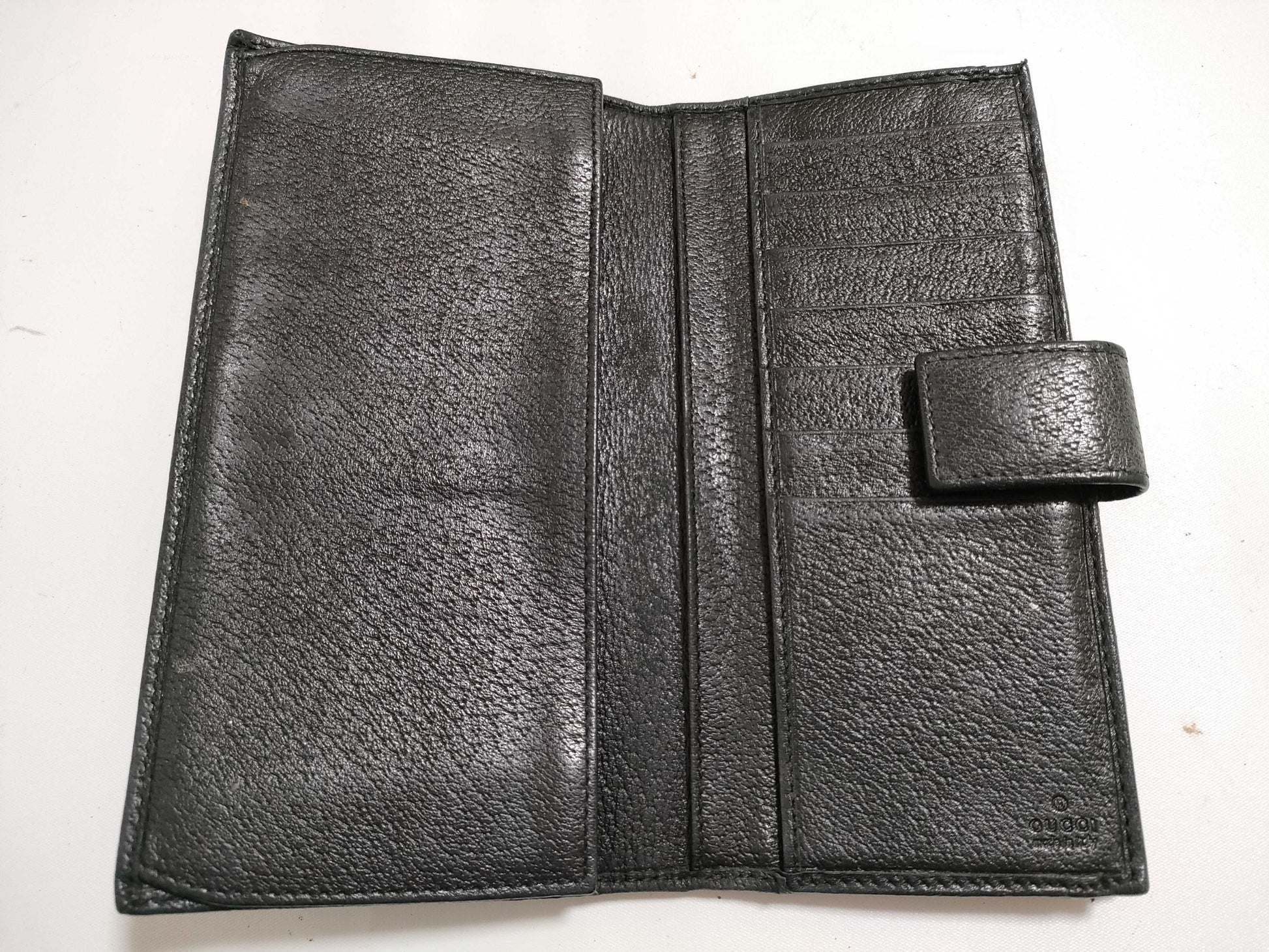 GUCCI Leather Long Wallet 170370403075 Black Wallet