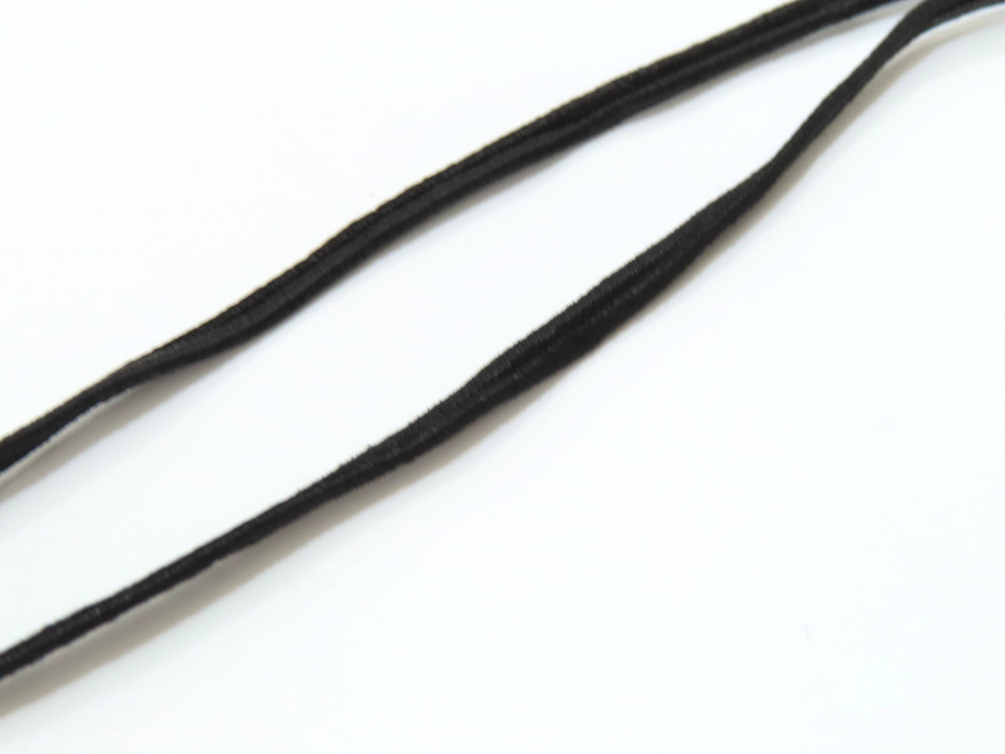Baccarat Crystal Necklace with Cord and GP, Blue and Black