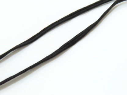 Baccarat Crystal Necklace with Cord and GP, Blue and Black