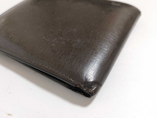 LOEWE Leather Bi-fold Wallet Brown