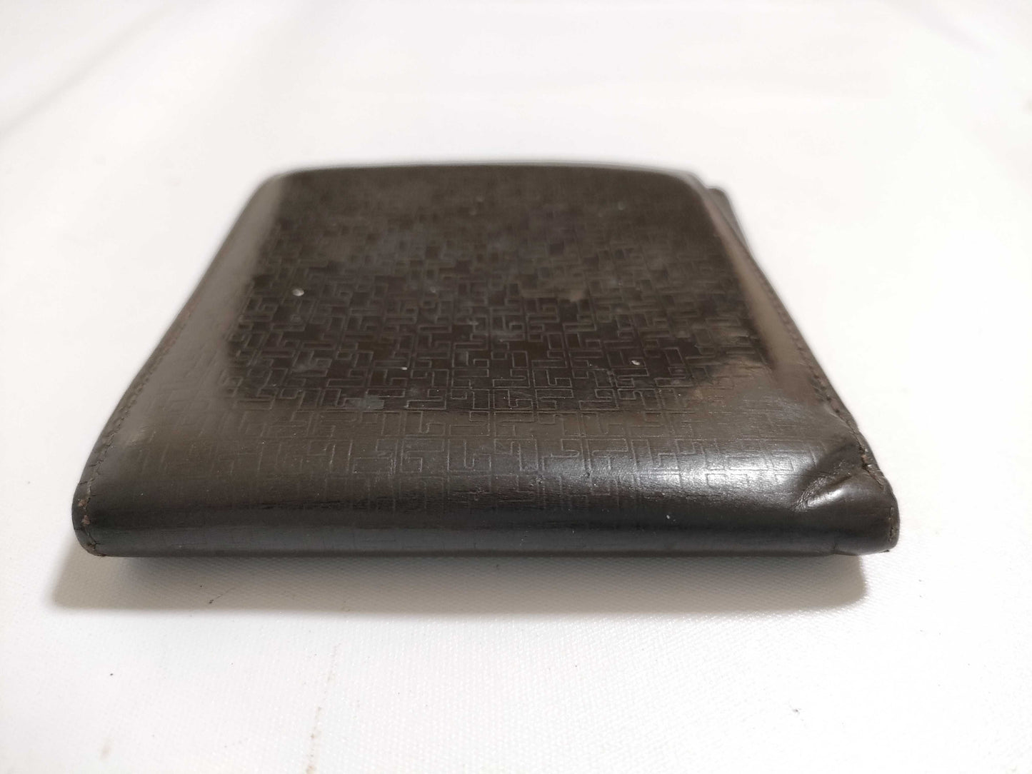 LOEWE Leather Bi-fold Wallet Brown
