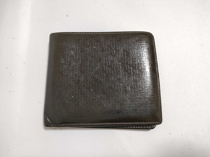 LOEWE Leather Bi-fold Wallet Brown