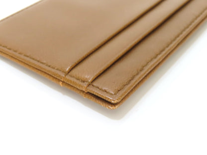 LOEWE Anagram Leather Card Case, Brown