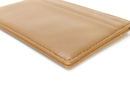 LOEWE Anagram Leather Card Case, Brown