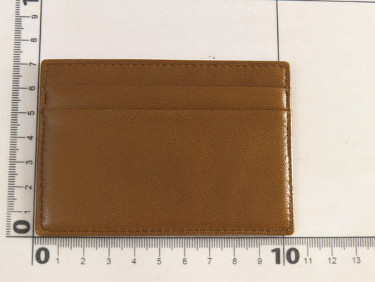 LOEWE Anagram Leather Card Case, Brown